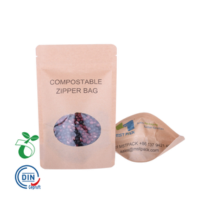 ECO Plastic Kraft Paper Coffee Stand Up Bag مع سحاب قابل للتحلل بالجملة من الصين